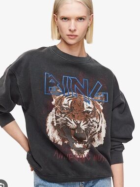 Anine Bing Tiger Sweatshirt (Size M)